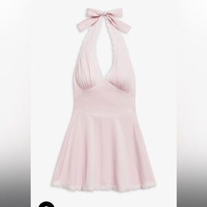 FRANKIES BIKINIS Audrey Satin Mini Dress